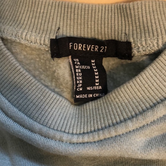 *FREE ADD ON* Forever 21 Cropped Sweatshirt, Size Medium - Picture 2 of 6